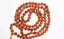 3 Mukhi Nepali Rudraksha Mala - 10x6 MM