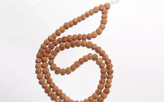 5 Mukhi Nepali Rudraksha Mala - 4 MM