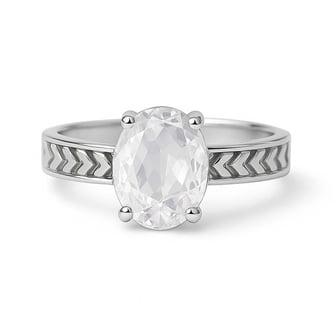 925 Sterling Silver Zircon stone Ladies’ Ring