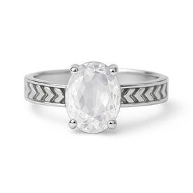 925 Sterling Silver Zircon stone Ladies’ Ring