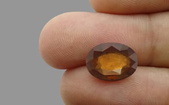 African Hessonite Garnet - 3.92 Carat Fine Quality HG-8045