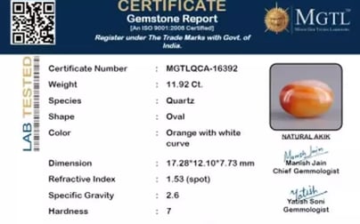 Akik - 11.92 Carat Limited Quality QCA-16392