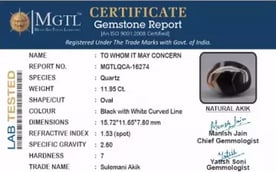 Akik - 11.95 Carat Limited Quality QCA-16274