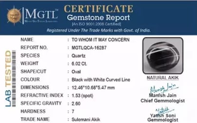 Akik - 6.02 Carat Limited Quality QCA-16287