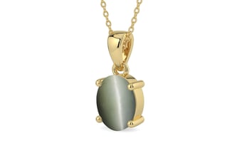 Ashtadhatu Cat's Eye Pendant Fine Quality (P10)