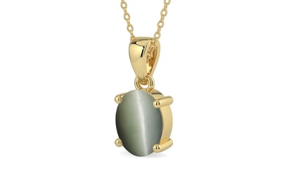 Ashtadhatu Cat's Eye Pendant Fine Quality (P10)
