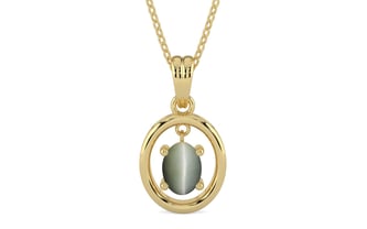 Ashtadhatu Cat's Eye Pendant Fine Quality (P2)