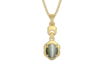 Ashtadhatu Cat's Eye Pendant Fine Quality (P6)