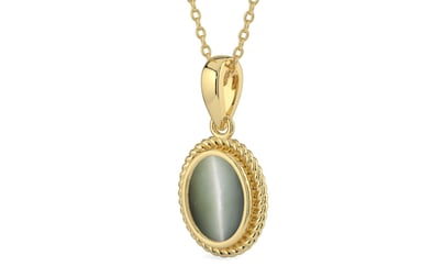 Ashtadhatu Cat's Eye Pendant Fine Quality (P7)