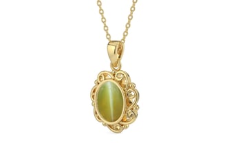 Ashtadhatu Cat's Eye Pendant Limited Quality (P5)