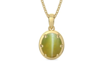 Ashtadhatu Cat's Eye Pendant Limited Quality (P8)