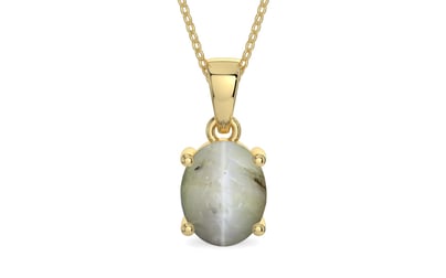 Ashtadhatu Cat's Eye Pendant Prime Quality (P10)
