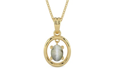 Ashtadhatu Cat's Eye Pendant Prime Quality (P2)