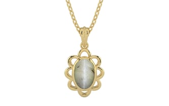 Ashtadhatu Cat's Eye Pendant Prime Quality (P3)
