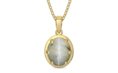 Ashtadhatu Cat's Eye Pendant Prime Quality (P8)