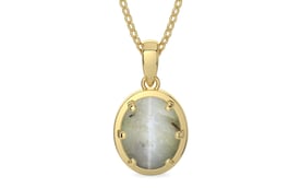 Ashtadhatu Cat's Eye Pendant Prime Quality (P8)