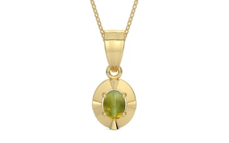 Ashtadhatu Cat's Eye Pendant Rare Quality (P11)
