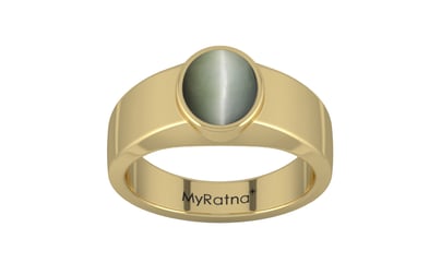 Ashtadhatu Cat's Eye Ring Fine Quality (R10)