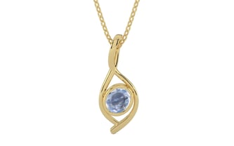 Ashtadhatu Ceylon Blue Sapphire Pendant Fine Quality (P1)