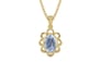 Ashtadhatu Ceylon Blue Sapphire Pendant Fine Quality (P3)