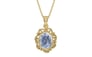 Ashtadhatu Ceylon Blue Sapphire Pendant Fine Quality (P5)