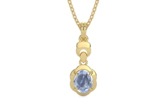 Ashtadhatu Ceylon Blue Sapphire Pendant Fine Quality (P6)
