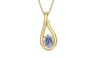 Ashtadhatu Ceylon Blue Sapphire Pendant Fine Quality (P9)
