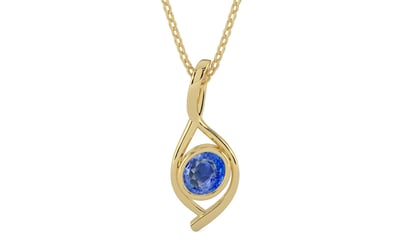 Ashtadhatu Ceylon Blue Sapphire Pendant Limited Quality (P1)
