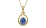 Ashtadhatu Ceylon Blue Sapphire Pendant Limited Quality (P12)