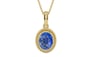 Ashtadhatu Ceylon Blue Sapphire Pendant Limited Quality (P7)