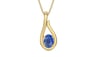 Ashtadhatu Ceylon Blue Sapphire Pendant Limited Quality (P9)