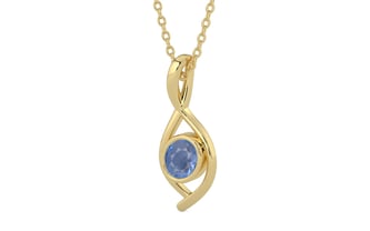 Ashtadhatu Ceylon Blue Sapphire Pendant Prime Quality (P1)