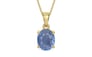 Ashtadhatu Ceylon Blue Sapphire Pendant Prime Quality (P10)