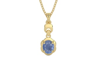 Ashtadhatu Ceylon Blue Sapphire Pendant Prime Quality (P6)