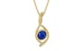 Ashtadhatu Ceylon Blue Sapphire Pendant Rare Quality (P1)