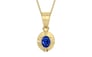 Ashtadhatu Ceylon Blue Sapphire Pendant Rare Quality (P11)