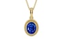 Ashtadhatu Ceylon Blue Sapphire Pendant Rare Quality (P7)
