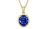 Ashtadhatu Ceylon Blue Sapphire Pendant Rare Quality (P8)