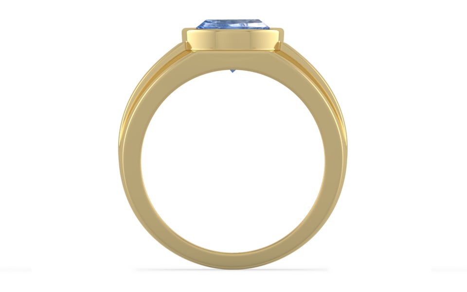 Ashtadhatu Ceylon Blue Sapphire Ring Fine Quality (R1)