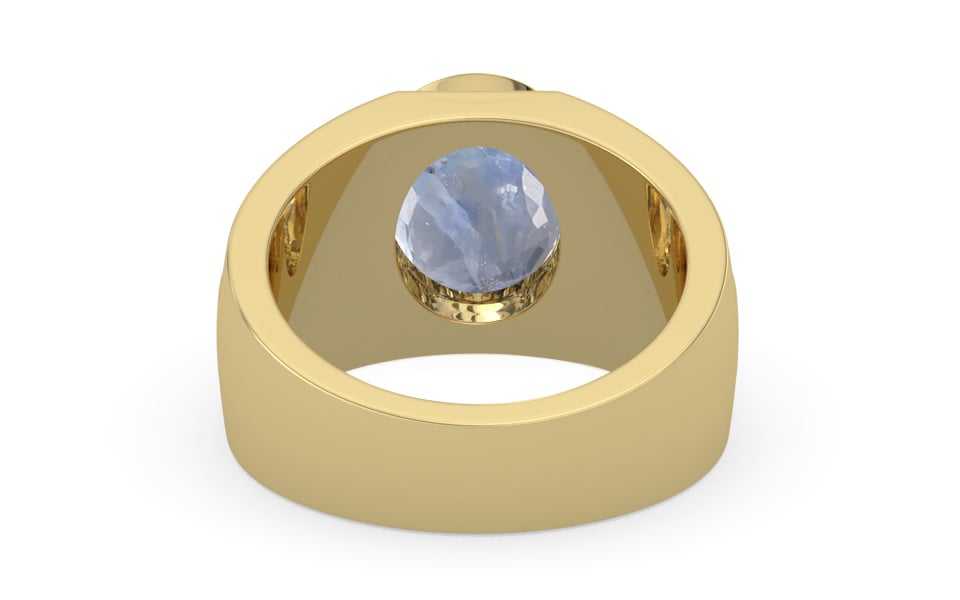 Ashtadhatu Ceylon Blue Sapphire Ring Fine Quality (R1)