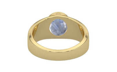 Ashtadhatu Ceylon Blue Sapphire Ring Fine Quality (R10)