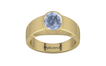 Ashtadhatu Ceylon Blue Sapphire Ring Fine Quality (R10)