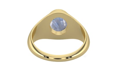 Ashtadhatu Ceylon Blue Sapphire Ring Fine Quality (R12)