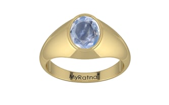 Ashtadhatu Ceylon Blue Sapphire Ring Fine Quality (R12)