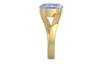 Ashtadhatu Ceylon Blue Sapphire Ring Fine Quality (R2)