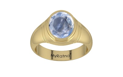 Ashtadhatu Ceylon Blue Sapphire Ring Fine Quality (R7)