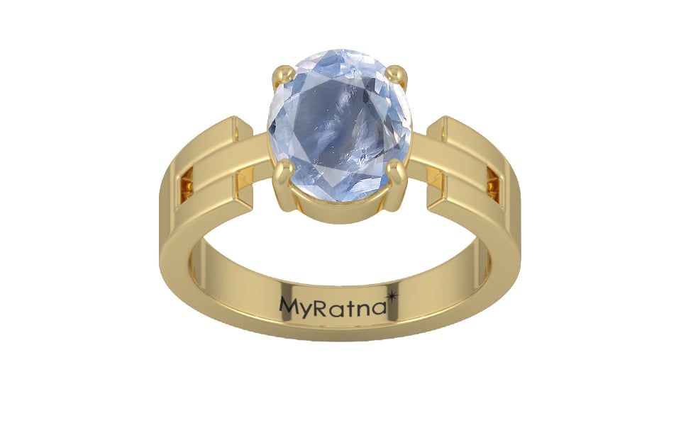 Ashtadhatu Ceylon Blue Sapphire Ring Fine Quality (R8)