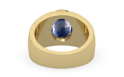 Ashtadhatu Ceylon Blue Sapphire Ring Limited Quality (R1)