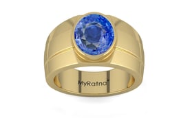 Ashtadhatu Ceylon Blue Sapphire Ring Limited Quality (R1)