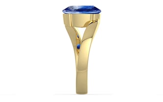 Ashtadhatu Ceylon Blue Sapphire Ring Limited Quality (R2)